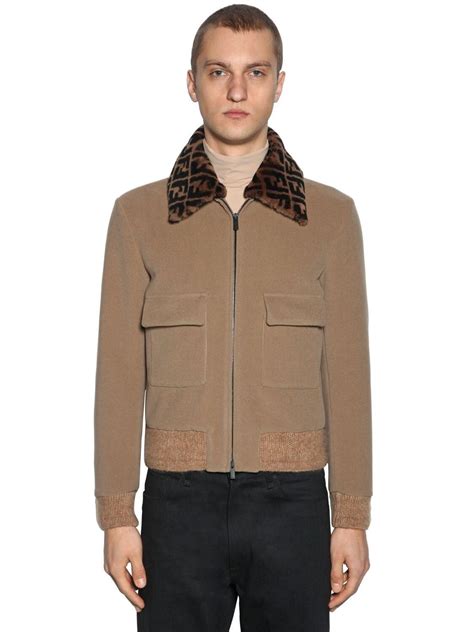 fendi collor jacket|Outerwear .